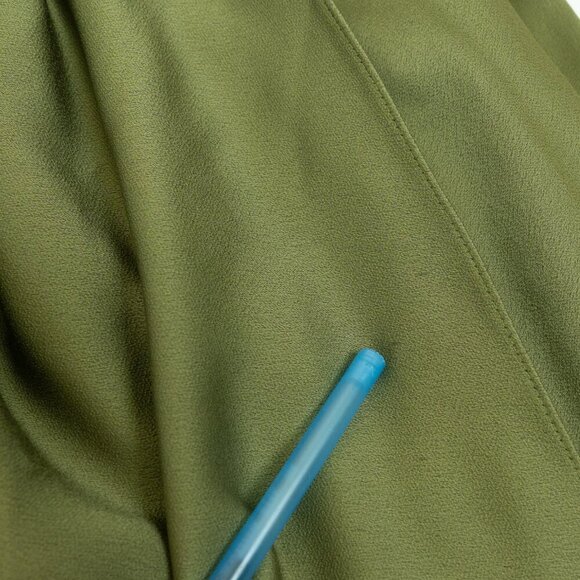 Ted Baker Gabie One Shoulder Drape Midi Dress Green Size 2 - Picture 14 of 16